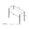 Bestar Bestar Pro-Biz 63W Single Office Cubicle with Gray Tack Board and Low Privacy Panels in white 100871CG-17 - alternate 3
